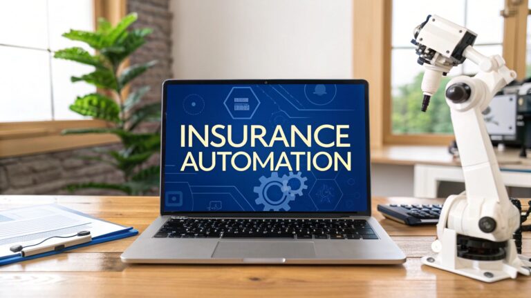future of insurance automation tech workspace