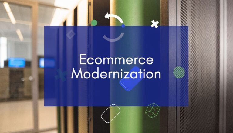 ecommerce backend modernization server room
