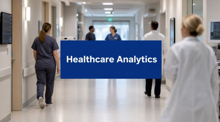 healthcare operational analytics hospital corridor