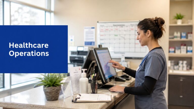 healthcare operations software reception staff