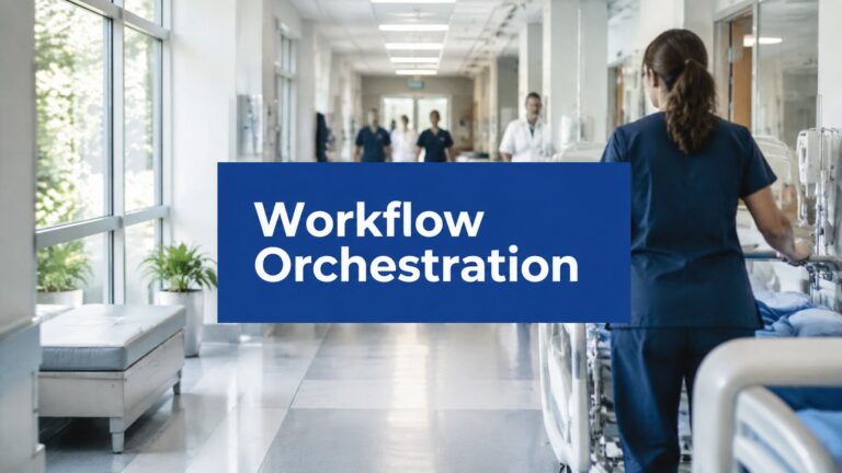 healthcare workflow orchestration hospital hallway
