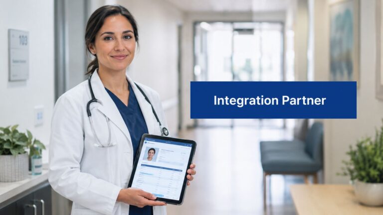healthtech integration partner doctor tablet