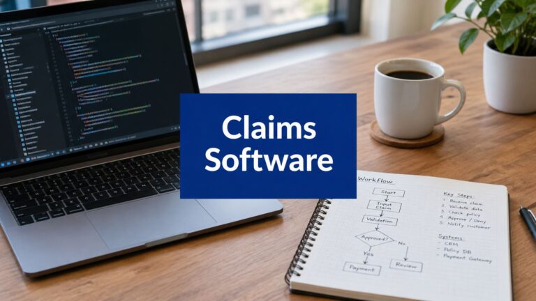 insurance claims software development workflow diagram