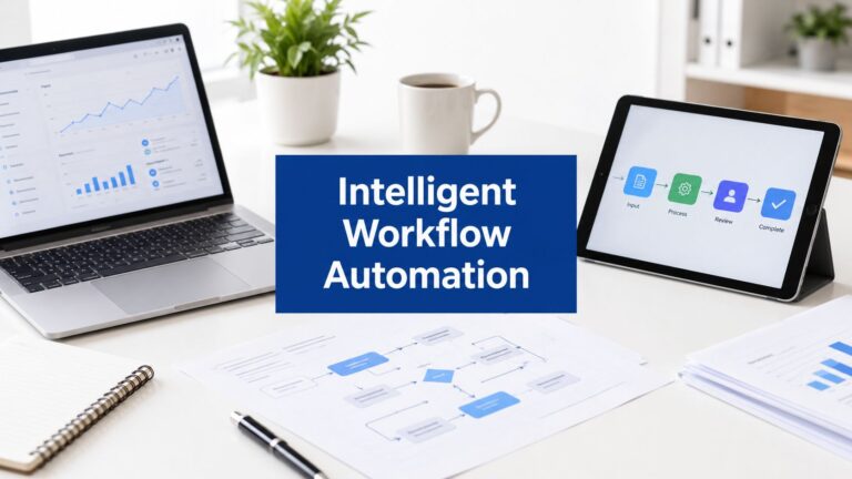 intelligent workflow automation office workspace